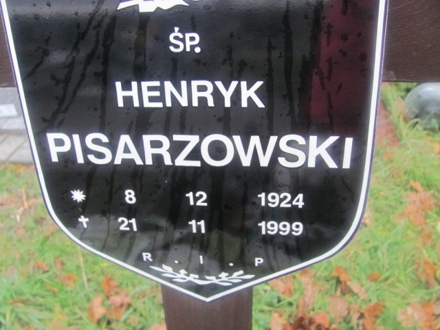 Henryk Tadeusz Pisarzowski 1924 Mikołów (Salwatorianie) - Grobonet - Wyszukiwarka osób pochowanych