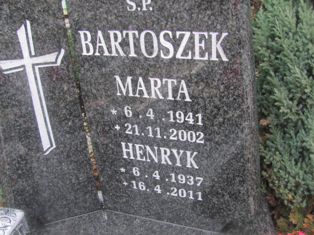 Marta Bartoszek 1941 Mikołów (Salwatorianie) - Grobonet - Wyszukiwarka osób pochowanych