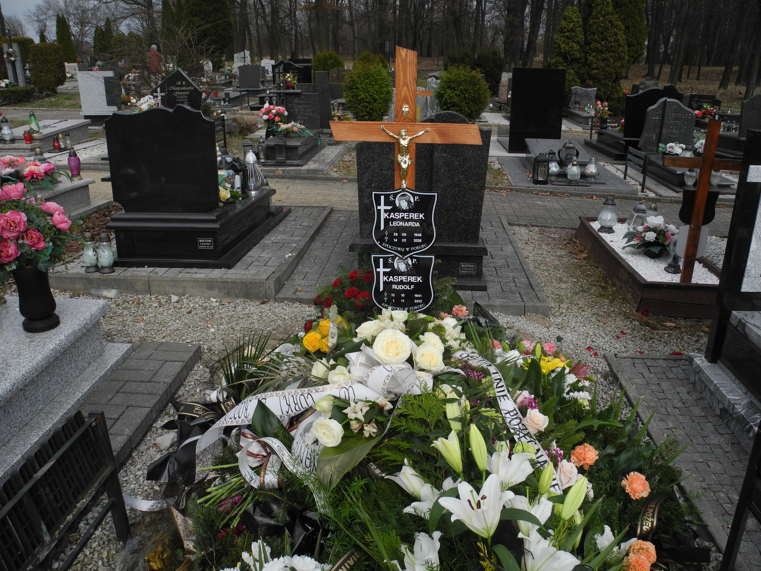 Grób Leonarda Kasperek