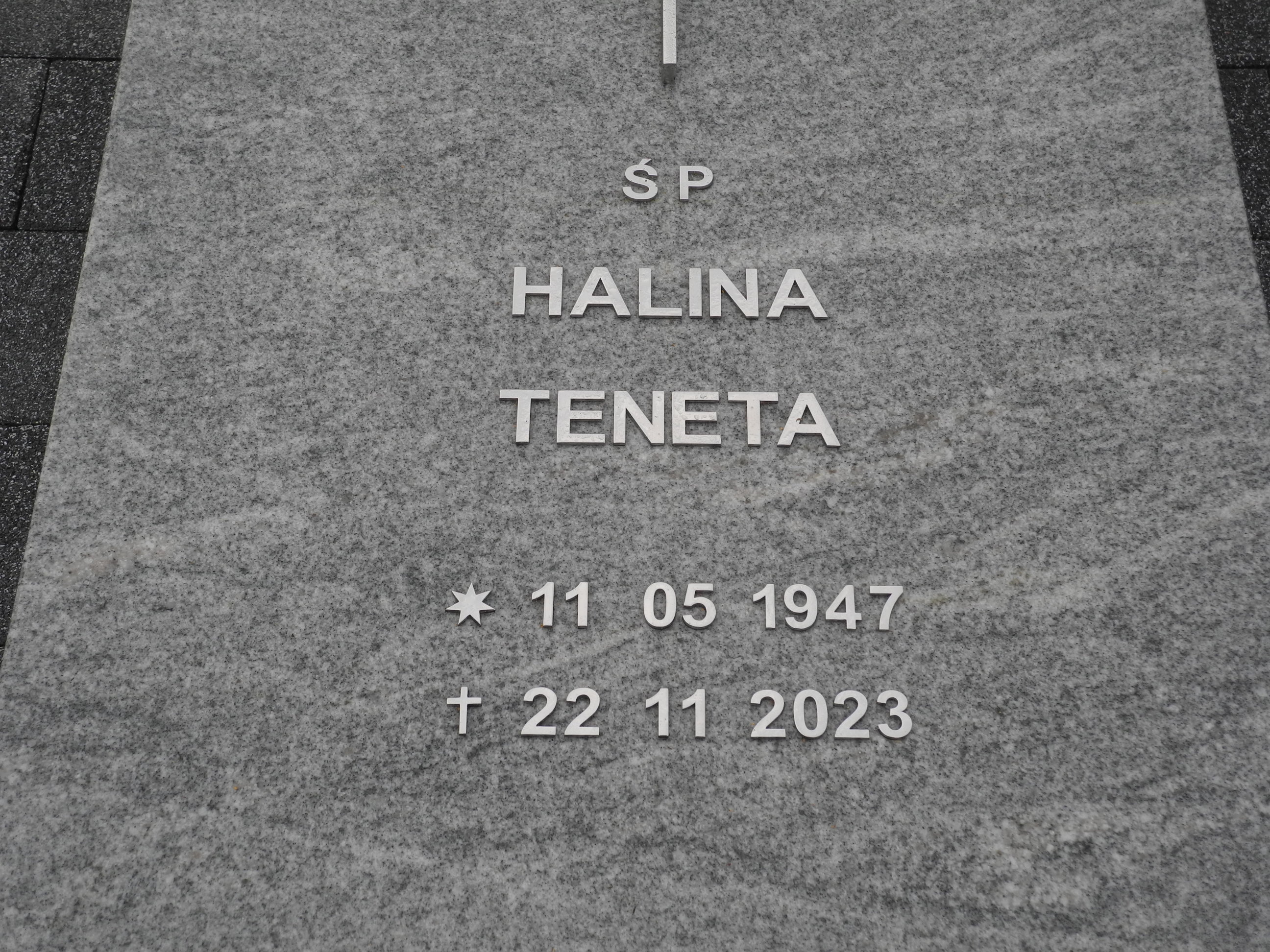Grób Halina Teneta